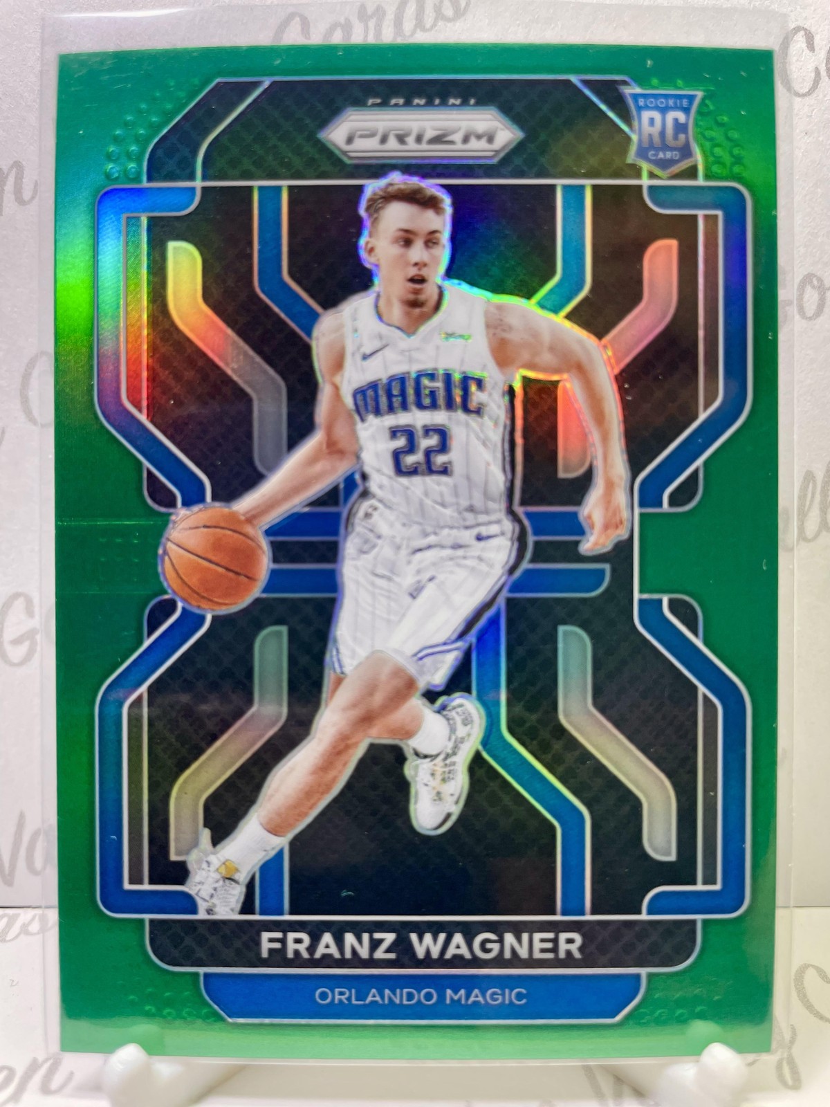 2021-22 Panini Prizm Green #310 Franz Wagner Rookie RC Orlando Magic