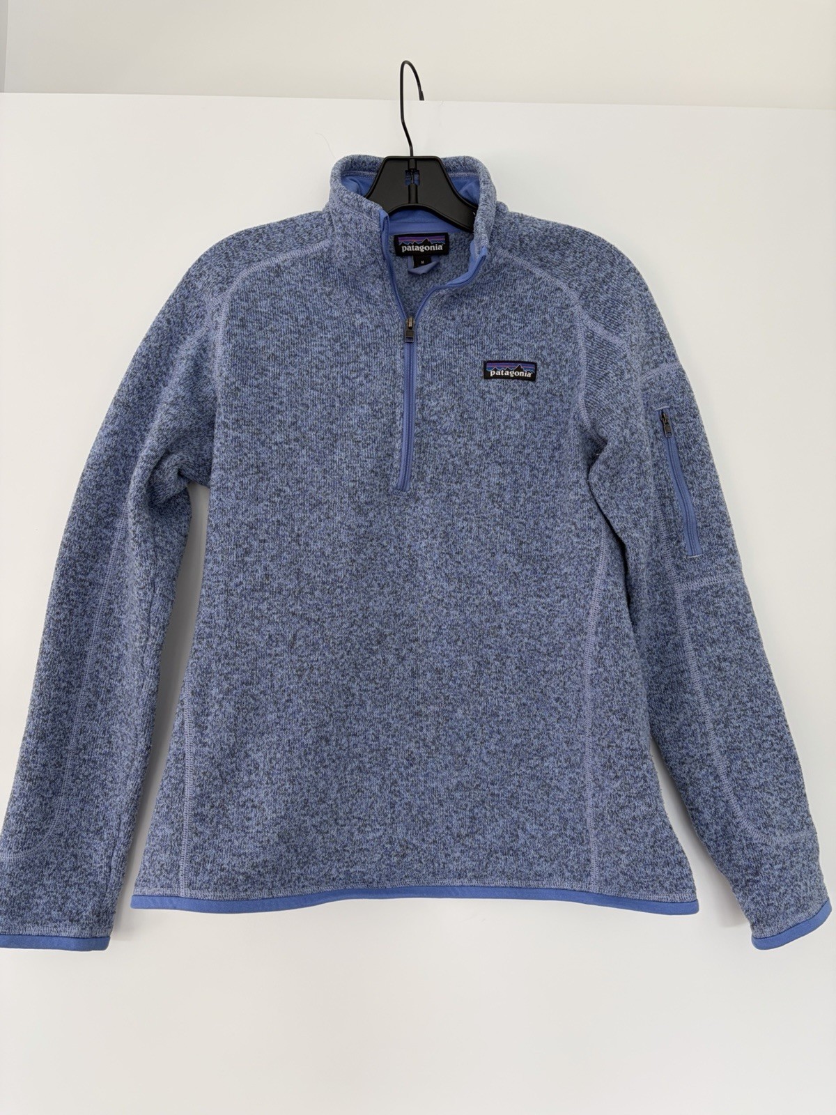 Patagonia Better Sweater Lavender 1/4 Zip Fleece Pullover Women M