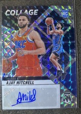 2024-25 Panini Mosaic Collage Auto Mosaic Ajay Mitchell #CAM-AJY Auto