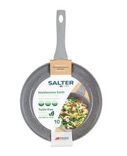 Image of Salter Marble Collection Forged Aluminium Frying Pan - 24 cm, Grey
