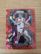 2021 PANINI PRIZM #320 SCOTTIE BARNES RED ICE RC ROOKIE