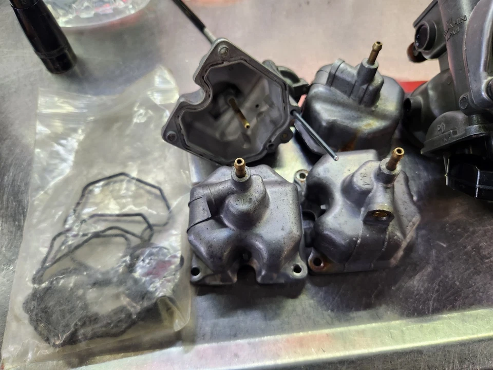 Carburadores portacarburos Keihin PD42A para Honda CB750F CB750 1978 OEM LIMPIOS Foto 4 de 4