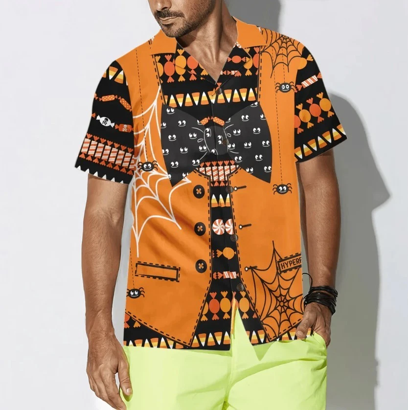 Halloween Candy Hawaiian Shirt