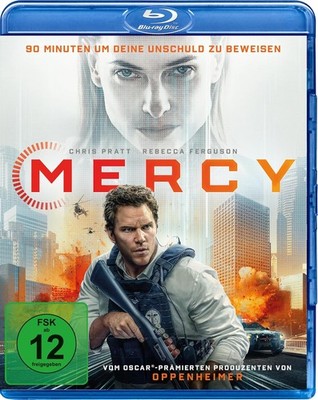 MERCY - Blu-ray Neu & OVP! Science-Fiction mit Chris Pratt & Rebecca Ferguson!