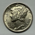 1941-D Mercury Dime 10c 90% Silver US Coin