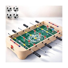Miosea Kids Foosball Tabletop Game Wood Football Table, Non-Slip Base  Easy-...