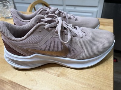 Nike Downshifter 10 Stone Mauve Pink Mesh Women's Sneaker CI9984-200