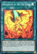 Yu-Gi-Oh TCG HISU-DE055 SR Angriff der Feuerkönige versteckte Beschwörer