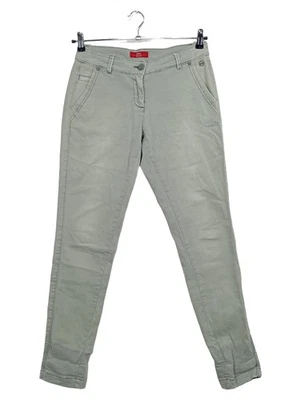 s.Oliver Pantalon Femme Vert Chino Casual Coton (EU 34, W26, INT XS) - Photo 1/3