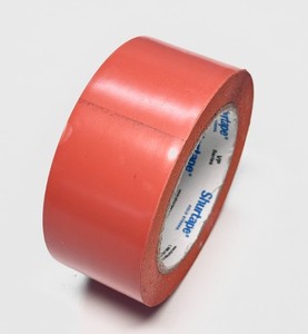 Solid SPVC Vinyl Colored Tape Seconds 2" x 36yds Orange