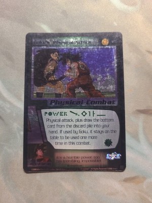 Gokus Physical Attack 25 Foil Saiyan Saga  DragonBall Z DBZ CCG Limited