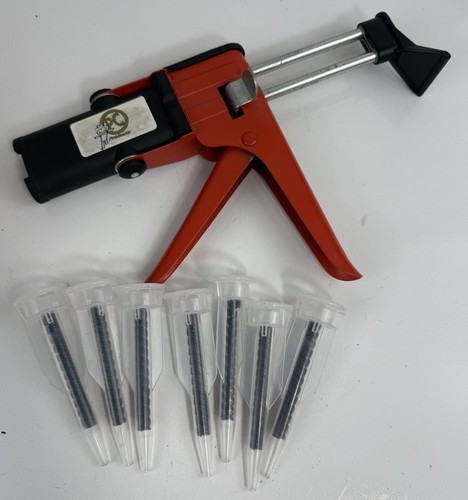 PC Products PPM-50 Dual Component Epoxy Dispensing Gun 50ml + Static Mixing Tips