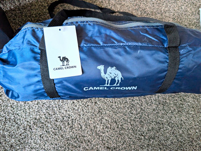 Camel Crown Blue Dome Tent 2000mm Waterproof  w/ Carrying Case