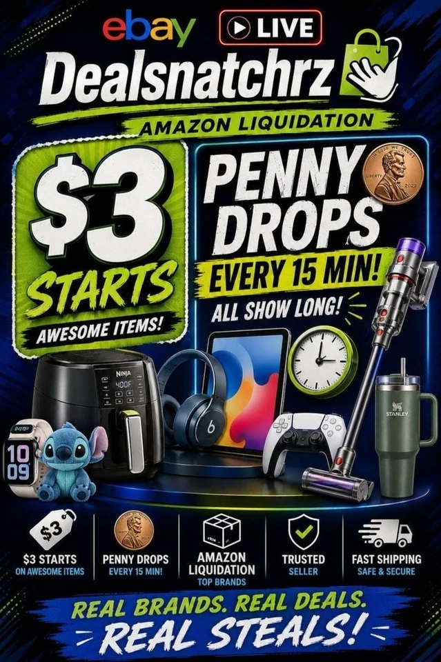 🎯 Deal Snatch! $3 Starts • Penny Drops • Big Brand Finds