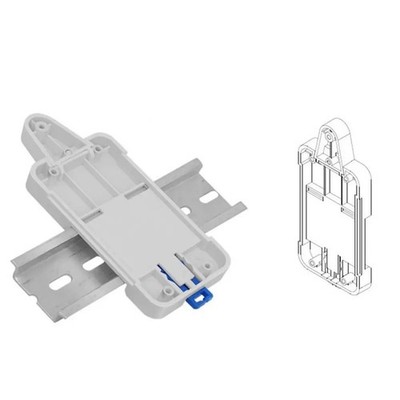 ABS DR DIN Rail Tray Mount Bracket for Reliable Smart Home Automation Setup