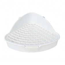 Bunny Litter Box Anti-Tip Pet Toilet Pan for Rabbit Guinea Pig Chinchilla 1pc