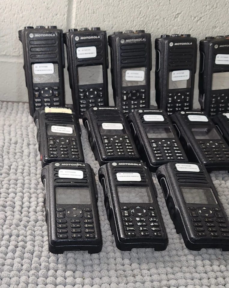 Lote 13 PMLN6116 Reparación Carcasa Frontal Funda para Radio XPR7550 XPR7580 Negro Foto 2 de 4