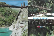 22862 - Postcard showing Bungy Jumping , Kawarau bridge, Queenstown, New Zealand