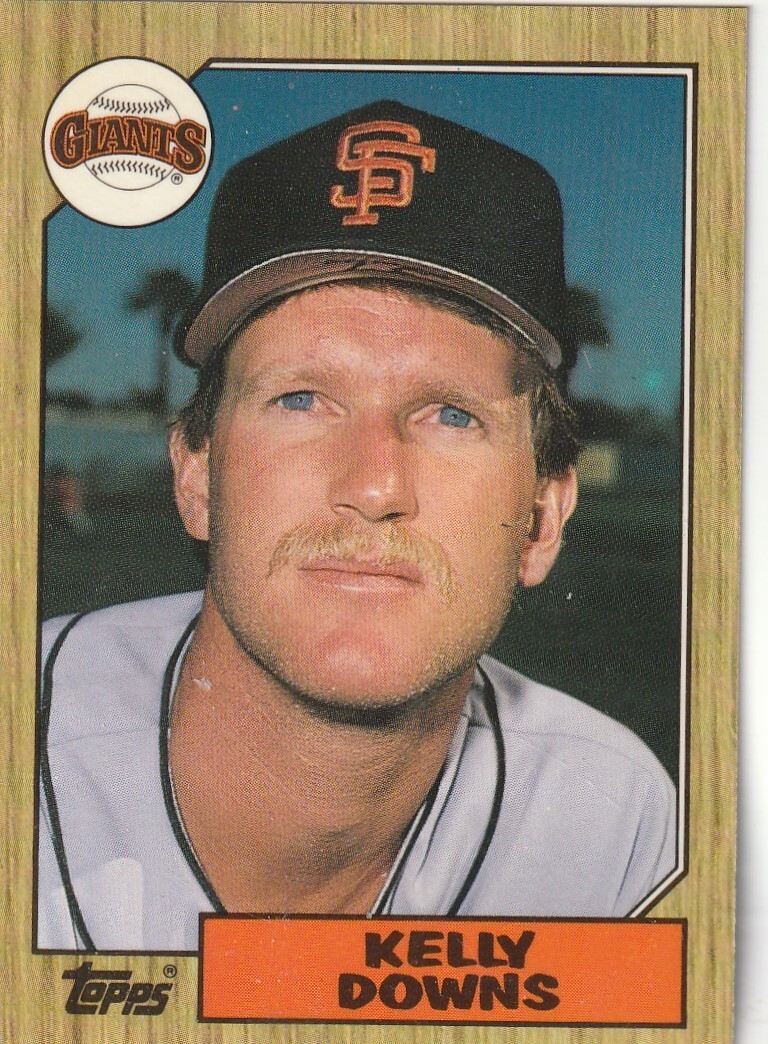 FREE SHIPPING-MINT-1987 Topps Tiffany Kelly Downs #438 PLUS BONUS CARDS