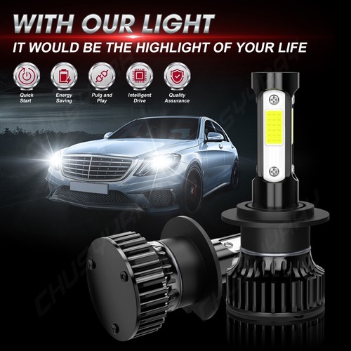 LED Headlight Bulbs High Low Beam Fog Light white 6500K For MG TF 2005-2005 - Picture 10 of 16