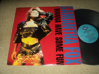 @ SAMANTHA FOX 33 TOURS LP 12 '' CANADA I WANNA HAVE SOME FUN LOVE HOUSE