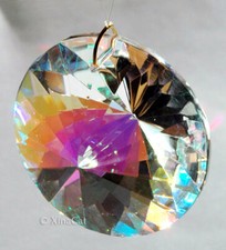 Magnificent Circle Clear AB Austrian Crystal Prism Suncatcher - Choose your size