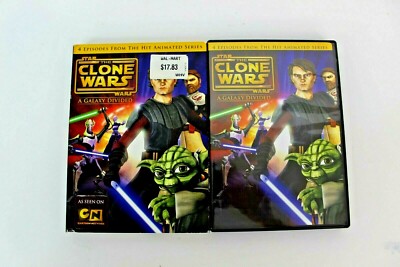 Star Wars Clone Wars A Galaxy Divided 2009 Animation Series EUC 