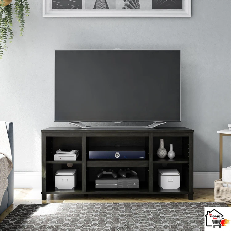 Mesa De TV Stand Para Televisores De Hasta 50" Acabado En Roble Rústico Moderno Foto 2 de 4