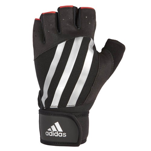 Guantes de levantamiento de pesas Adidas gimnasio culturismo entrenamiento ejercicio entrenamiento | eBay