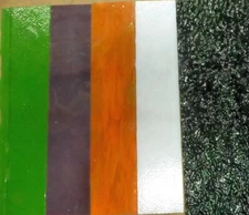 9 SHEETS OPAL & STREAKY & RIPPLE *UROBOROS 10” x 10” SHEETS hr