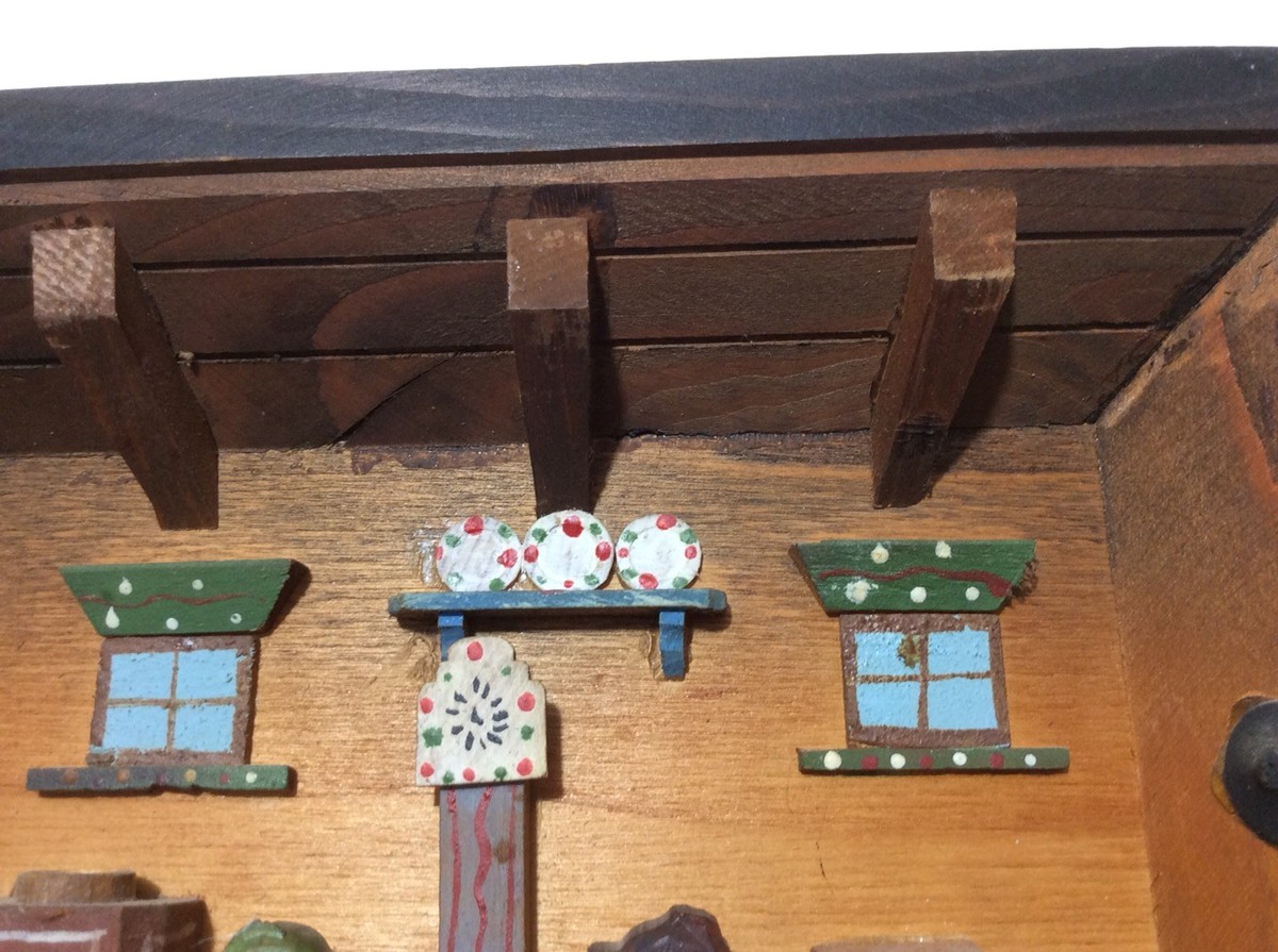 Diorama Vintage Shadow Box Kitchen Scene 3D, Diorama Box