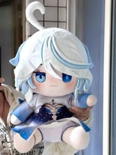 Genshin Impact Furina 40cm Plush Doll Stuffed Dress Up Toy Plushie Anime
