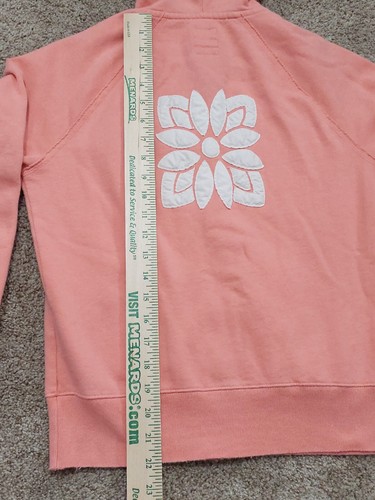 Lucky Brand Zip Up Hoodie Junior's Small Salmon - Picture 7 of 9