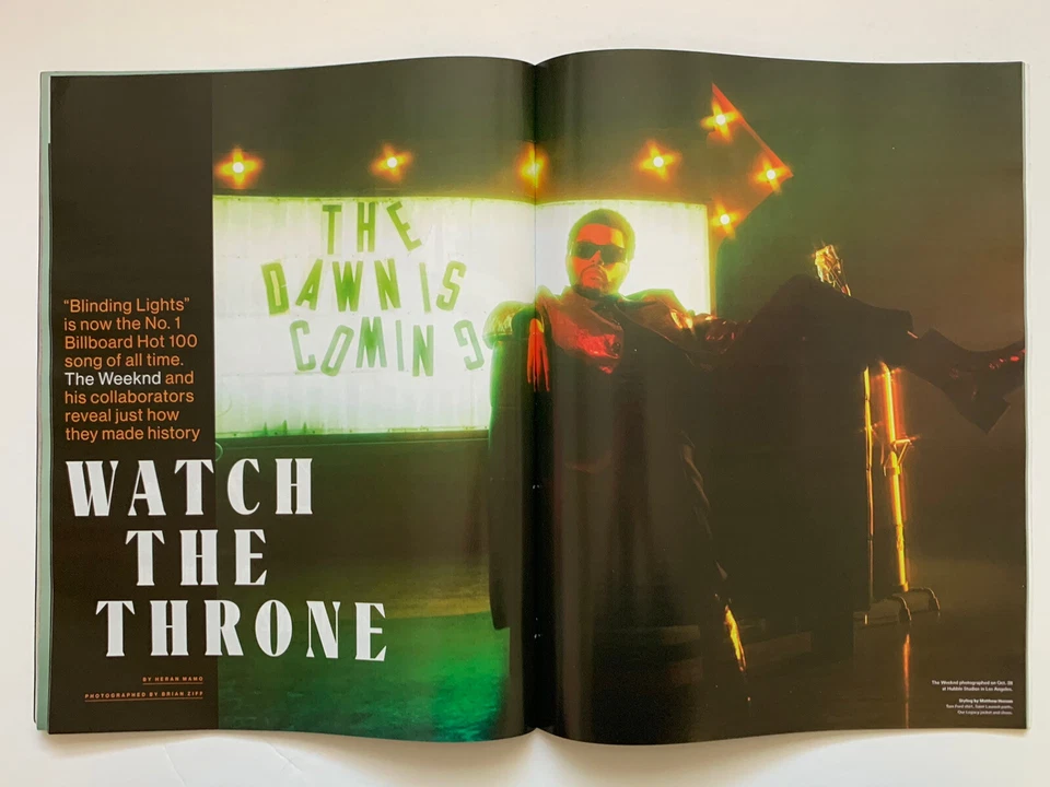 **THE WEEKEND / MARIAH CAREY / SING 2 BILLBOARD MUSIC MAGAZINE NOVEMBER 2021** - Image 4 of 4