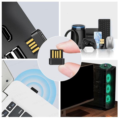 Wireless Audio Headset Adapter Receiver Transmitter Game Console PC у г◆ S6 A2X9 - Afbeelding 9 van 17