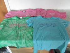 Lot of 5 Youth Girls Medium, T-Shirts, Assorted Brands, Cotton/Poly, GUC