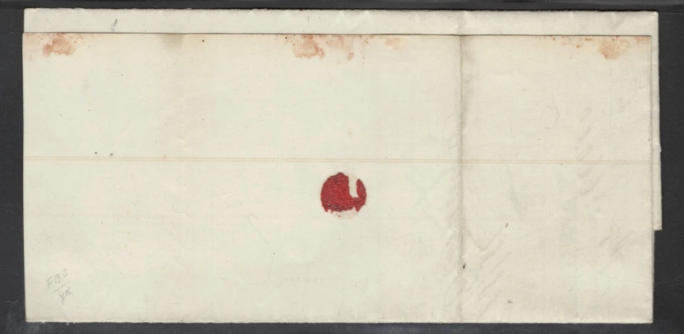 Raro E. Corning Rail Baron, 1851 Albany (CDS)-Detroit, 3/Sello privado pagado Foto 2 de 3