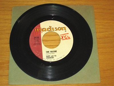 DOO WOP GROUP 45 RPM - DANTE & THE EVERGREENS - MADISON 135 - ''TIME MACHINE'' 
