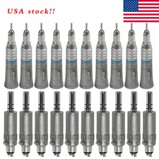 Dental Straight Nosecone Air Motor E-Type 4H Slow Low Speed Handpiece FDA 1/10