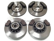 RENAULT TRAFIC 1.6 FRONT & REAR BRAKE DISCS PADS AND WHEEL BEARINGS ABS RINGS
