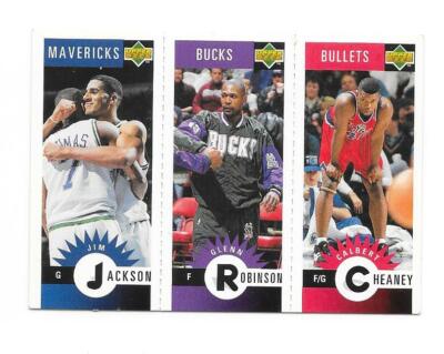 Karte - Upper Deck 1996 - Nr. M90 / M47 / M20 - Cheaney / Robinson / Jackson