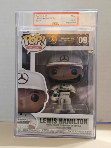 Funko POP! LEWIS HAMILTON MERCEDES F1 PSA 9