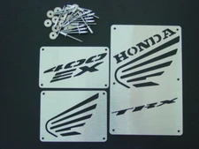 HONDA TRX 400 400EX TRX400EX EX TRX400 CUSTOM WARNING LABEL COVERS TAGS PLATES