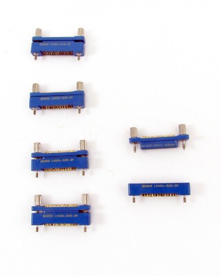 Lot of (5) Bendix LHA Series Connectors- 27 Position, 2 Row Delta Mated Pair Set