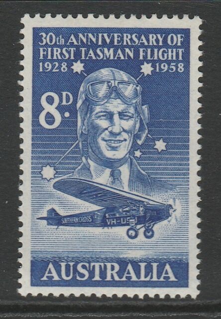 Australia 1958 First Air Crossing Tasman Sea SG 304 Mnh.