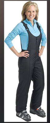 Rawik Damen Cirque Latzhose Schneehose Ski - Schwarz Style 7316N Medium M