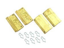 Satz Gleitsteine Splinte Fiat 124 Spider 850 Sport X 1 9 125 brake kit