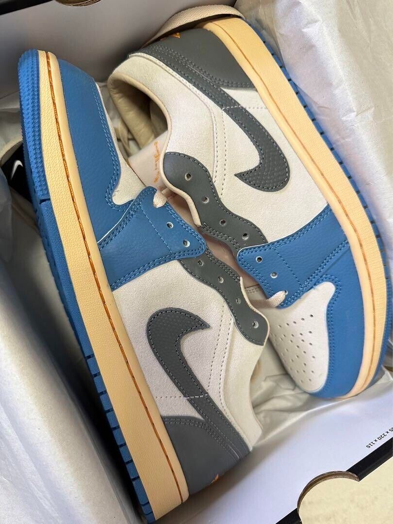 Nike Air Jordan 1 Low Tokyo 96 Vintage UNC Grey University Nike Air Jordan 1 Low Tokyo 96 Vintage UNC Grey University