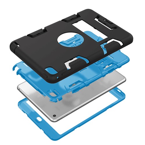 Stoßfeste Hartkunststoff Gummi Abdeckung Etui Ständer für Apple iPad Mini 1/2/3 - Bild 23 von 51