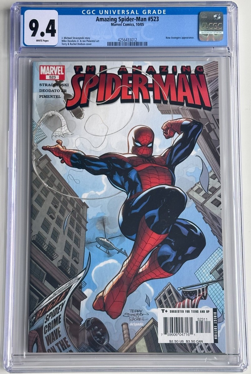 THE AMAZING SPIDER-MAN(ザ・アメージング・スパイダーマン) Amazing Spider-Man #523 CGC 9.4 W: New Avengers appearance | eBay